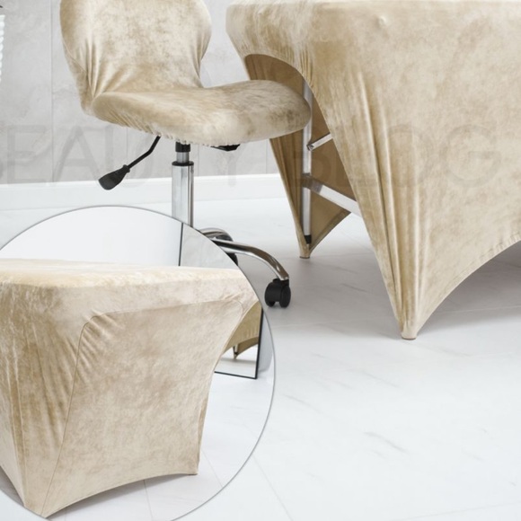 LASH BED VELVET COVER IN TAN BEIGE COLOR - Picture 9 of 9